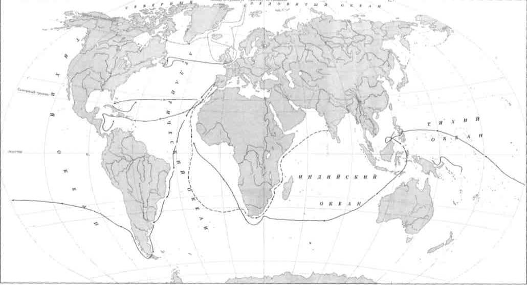Русские географические открытия и исследования в 18 веке контурная карта 8 класс гдз