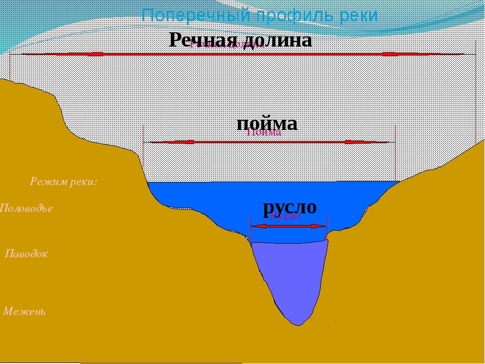 Воды суши 6 класс схема