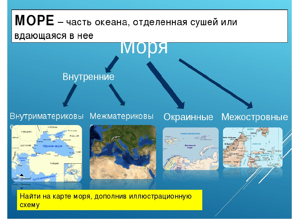 Части океана 5 класс. Части мирового океана на карте. Мировой океан и его части карта. Море схем. Внутренние моря на карте мирового океана.