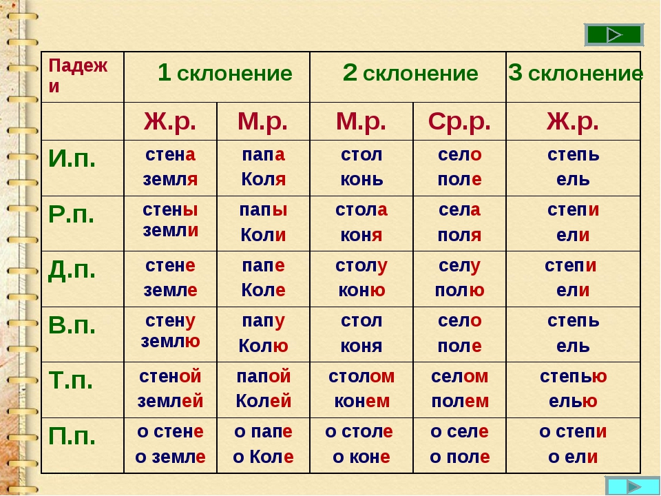 Картинка просклонять по падежам