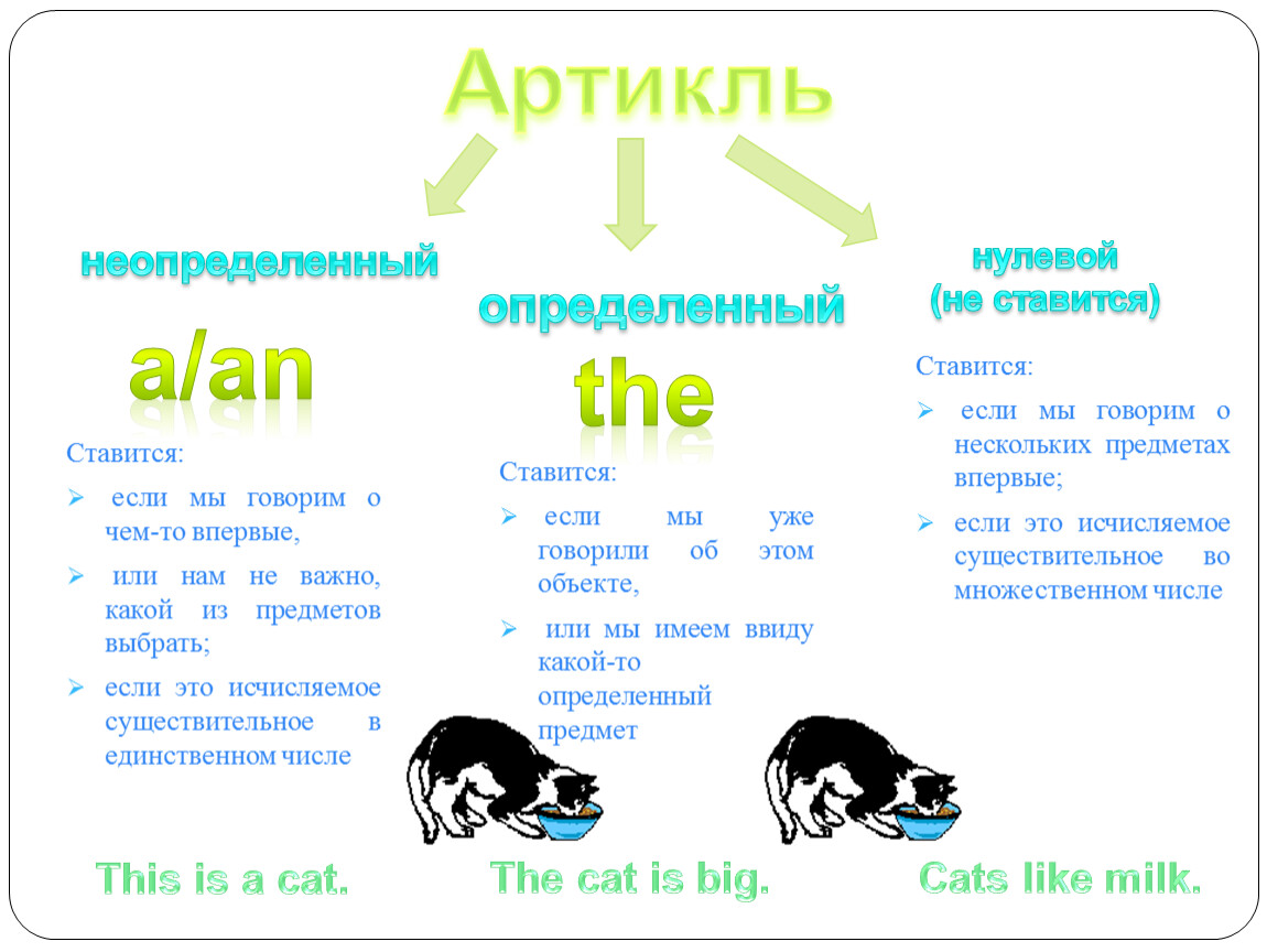 Артикль an a презентация