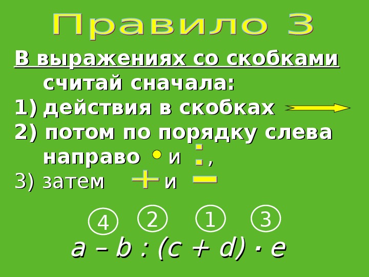 Презентация урока по математике 2 класс порядок выполнения действий скобки школа россии