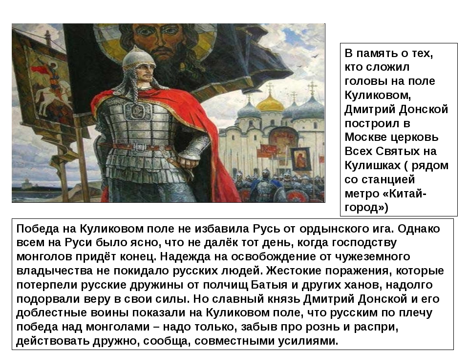 Кто из князей бросил вызов орде. Князь Донской Куликовская битва. Поход Дмитрия Донского в 1380.