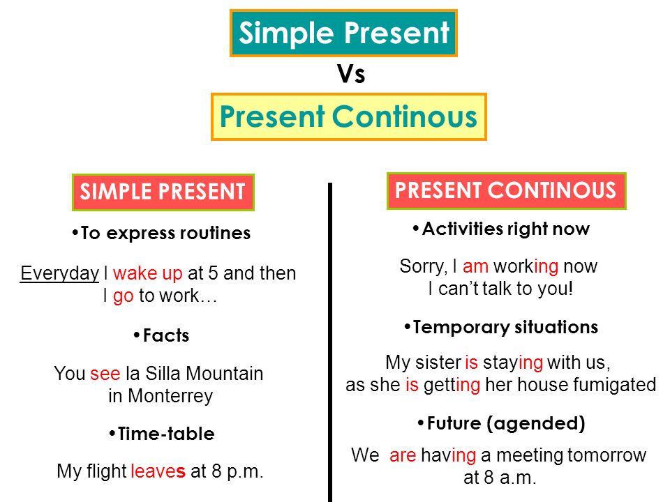 Как отличить present. Present simple present cont сравнение. Present simple Continuous разница. Разница между present simple и present Continuous. Present simple vs present Continuous отличия.