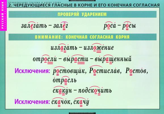 Тест корни с чередованием 5 класс