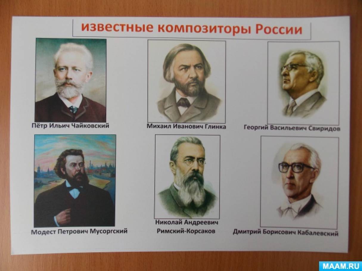 Композиторы россии современные мужчины список с фото имена