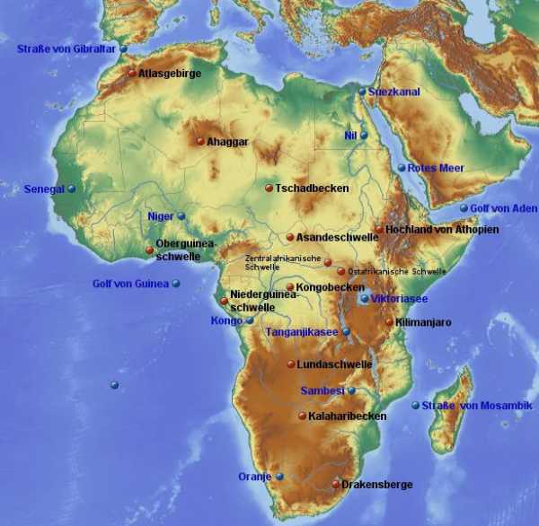 На уроке географии илья построил профиль рельефа африки представленный на рисунке 1 используя ответы